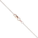 14ct Rose Gold 0.25ct Diamond and Amethyst Pendant and Chain 18"