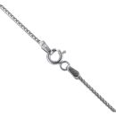 18ct White Gold 0.30ct Diamond And Pearl Necklace 16"