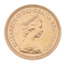 1980 Elizabeth II Decimal Portrait UK Full Sovereign Coin