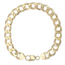 9ct Yellow Gold Curb Bracelet 8.5"