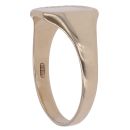 9ct Yellow Gold Square Patterned Signet Ring