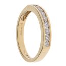 18ct Yellow Gold 0.33ct Brilliant Cut Diamond Eternity Ring