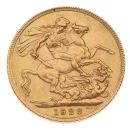 1928 George V Large Head South Africa Full Sovereign Coin