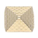 9ct Yellow Gold Pyramid Ring