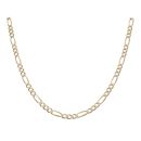 9ct Yellow Gold Figaro Chain 18"