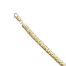 9ct Yellow Gold Curb Bracelet 7"