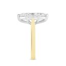 18ct Yellow Gold 3.00ct Marquise Diamond Solitaire Ring G VS And Lab Grown