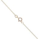 9ct Yellow Gold Cubic Zirconia Single Stone Pendant And Chain 16"