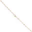 9ct Yellow Gold 0.02ct Diamond And Amethyst Pendant And Chain 20"