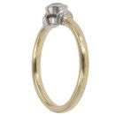 18ct Yellow Gold 0.25ct Brilliant Cut Diamond Solitaire Ring