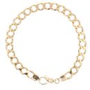 9ct Yellow Gold Curb Bracelet 8.5"