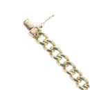 9ct Yellow Gold Curb Bracelet 9"