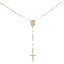 9ct Yellow Gold Rosary Beads 24"