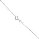 Silver Floral Patterned Locket and Chain 18" By Icesia