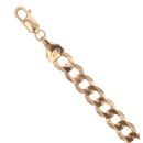 9ct Yellow Gold Curb Bracelet 8"