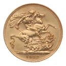 1912 George V Large Head UK Full Sovereign Coin