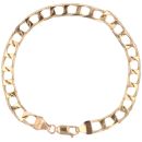 9ct Yellow Gold Curb Bracelet 8.5"
