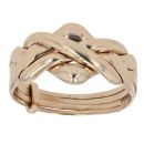 9ct Yellow Gold Four Piece Puzzle Ring