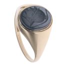 9ct Yellow Gold Hematite Centurion Signet Ring