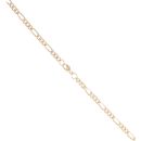 9ct Yellow Gold Figaro Chain 22"