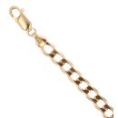 9ct Yellow Gold Curb Bracelet 7.5"