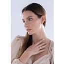 9ct White Gold 2.00ct Lab Grown Diamond Trilogy Ring G VS And Lab Grown