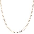 9ct Yellow Gold Square Curb Chain 20"