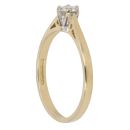 18ct Yellow Gold 0.25ct Brilliant Cut Diamond Solitaire Ring
