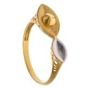 22ct Yellow and White Gold Duo Marquise Fancy Ring
