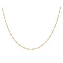 22ct Yellow Gold Disco Twist Chain 20"