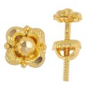 22ct Yellow Gold Florette Stud Earrings