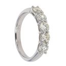 18ct White Gold 5 Stone Diamond Ring
