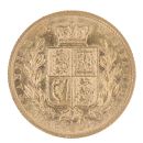 1871 Victoria Young Head UK Full Sovereign Coin