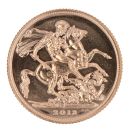 2013 Elizabeth II Fourth Portrait UK Full Sovereign Coin