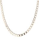 9ct Yellow Gold Curb Chain 22"