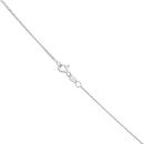 18ct White Gold 0.40ct Brilliant Cut Diamond Heart Pendant and Chain 18"