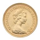 1982 Elizabeth II Decimal Portrait UK Half Sovereign Coin