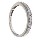 9ct White Gold 0.18ct Diamond Half Eternity Ring