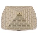 9ct Yellow Gold Pyramid Ring