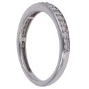 9ct White Gold 0.17ct Brilliant Cut Diamond Eternity Ring