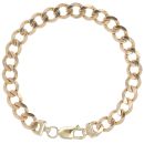 9ct Yellow Gold Curb Bracelet 8"