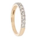 9ct Yellow Gold 0.50ct Diamond Eternity Ring