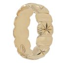 18ct Yellow Gold Diamond Cut 5mm Wedding Band