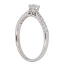 18ct White Gold 0.39ct Brilliant Cut Diamond Solitaire Ring