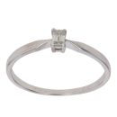 18ct White Gold 0.10ct Diamond Solitaire Ring