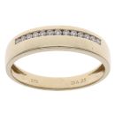 9ct Yellow Gold 0.25ct Brilliant Cut Diamond Signet Ring