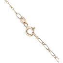 9ct Yellow And White Gold Floral Heart Locket And Chain 20"