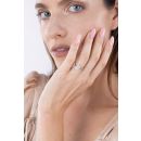 9ct Yellow Gold 0.50ct Emerald Cut Lab Grown Diamond Double Halo Ring