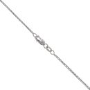 9ct White Gold 0.75ct Brilliant Cut Diamond Trilogy Pendant and Chain 16"