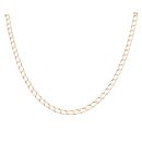 9ct Yellow Gold Square Curb Chain 20"